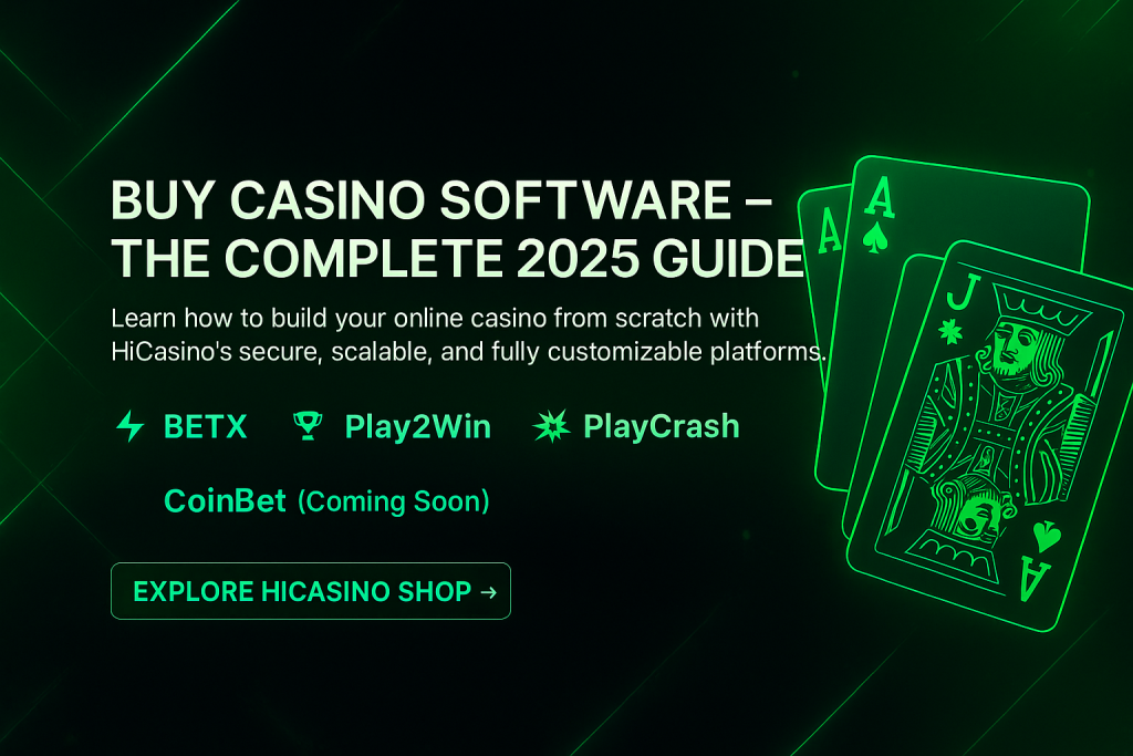 🚀 Start Your Online Casino with HiCasino – From Idea to Launch