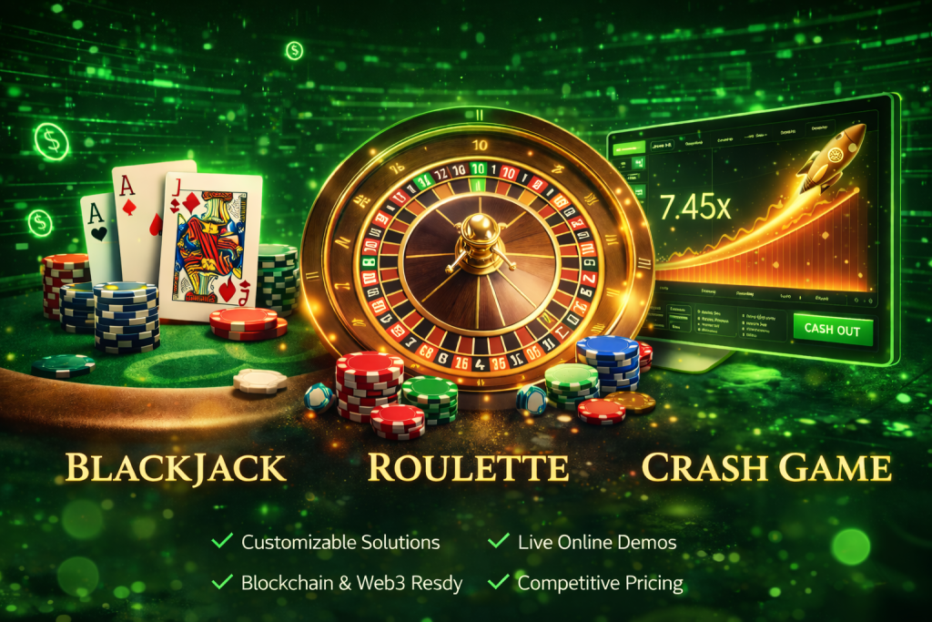 Casino Games: Blackjack, Roulette, and Crash Game – Unlocking Revenue Potential with HiCasino Platforms