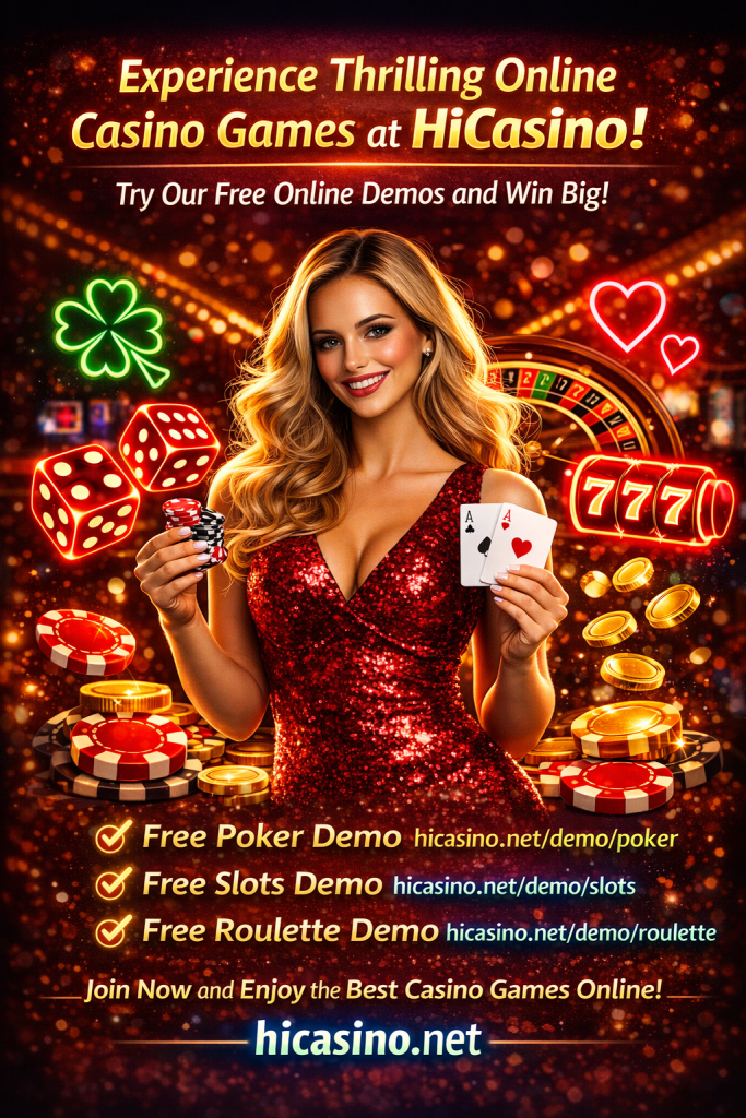 “Experience the Thrill of Online Casino Games at HiCasino!”