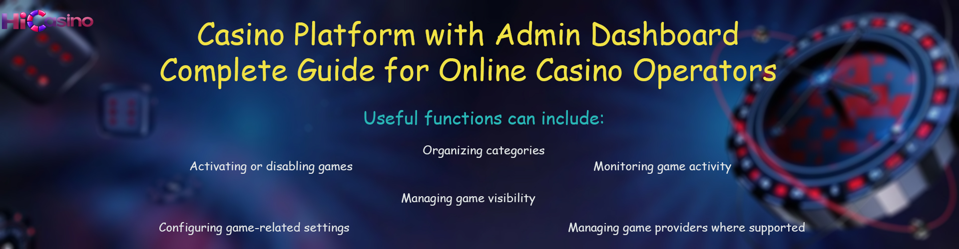 Casino Platform with Admin Dashboard