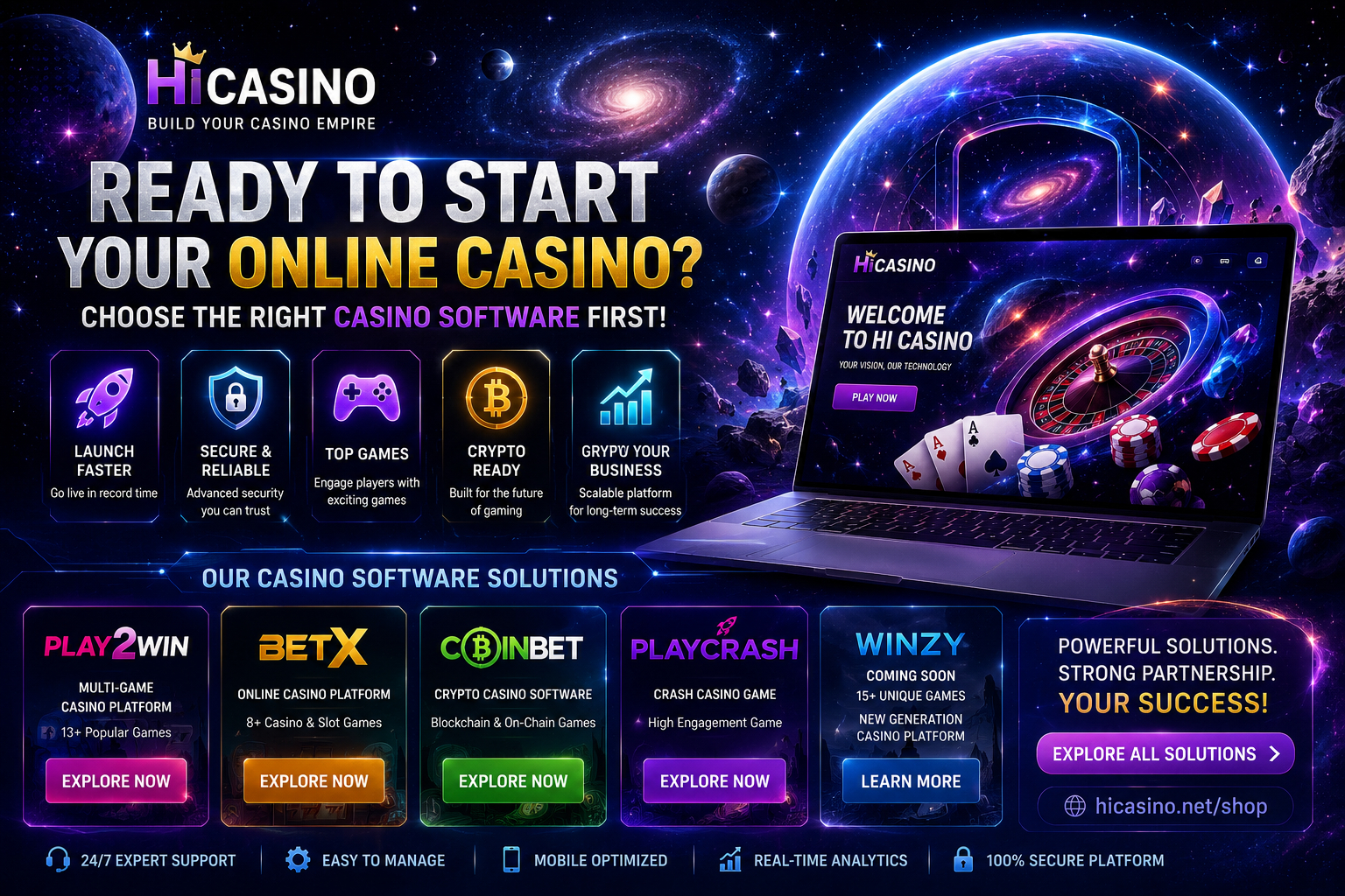 Ready to Start an Online Casino? Choose the Right Casino Software First