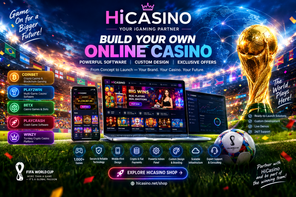 HiCasino – Build Your Own Online Casino with Powerful Software, Custom Design & Exclusive Offers